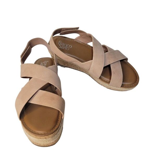 FRANCO SARTO NESSA ESPADRILLE WEDGE SANDAL (Size 11M) - Picture 1 of 10